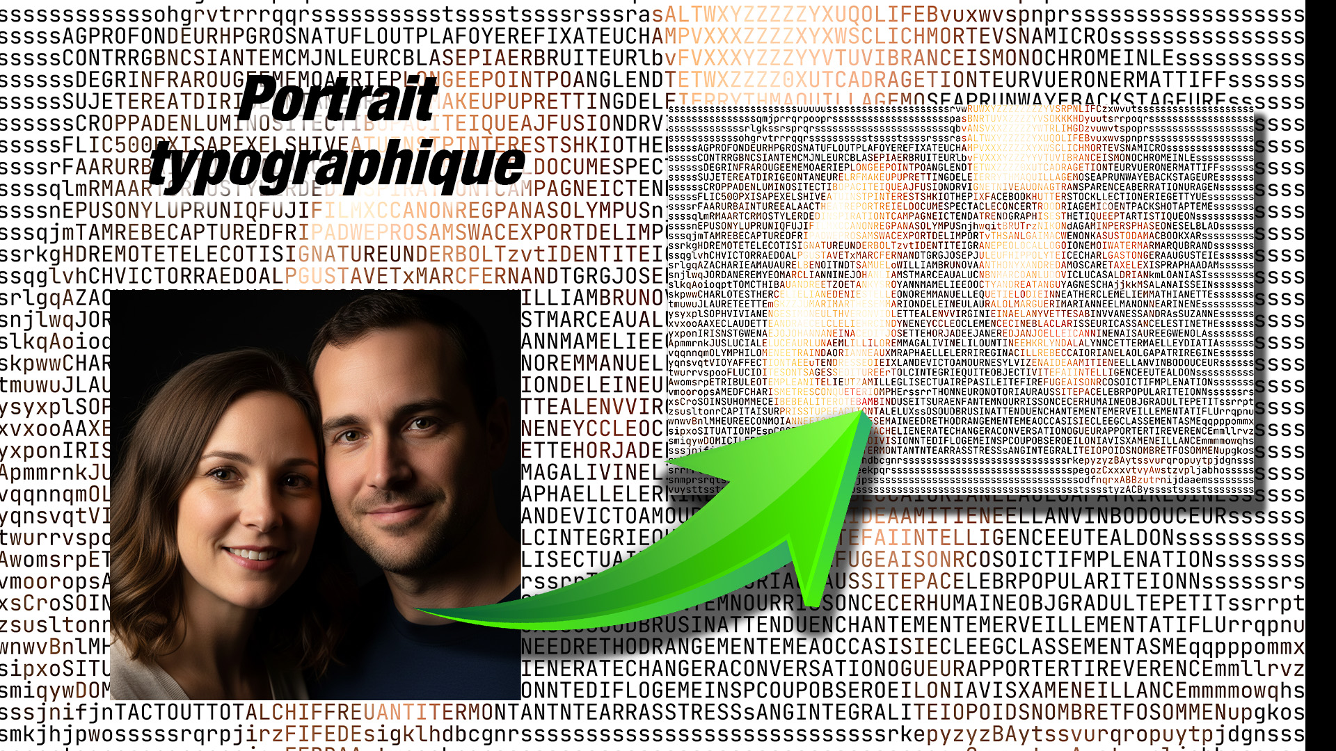 Exemple de portrait ASCII 3